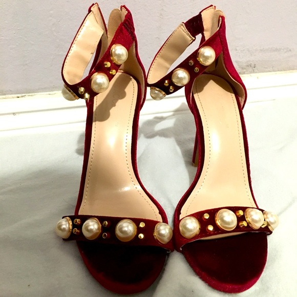 Forever 21 Shoes - Velvet stilettos